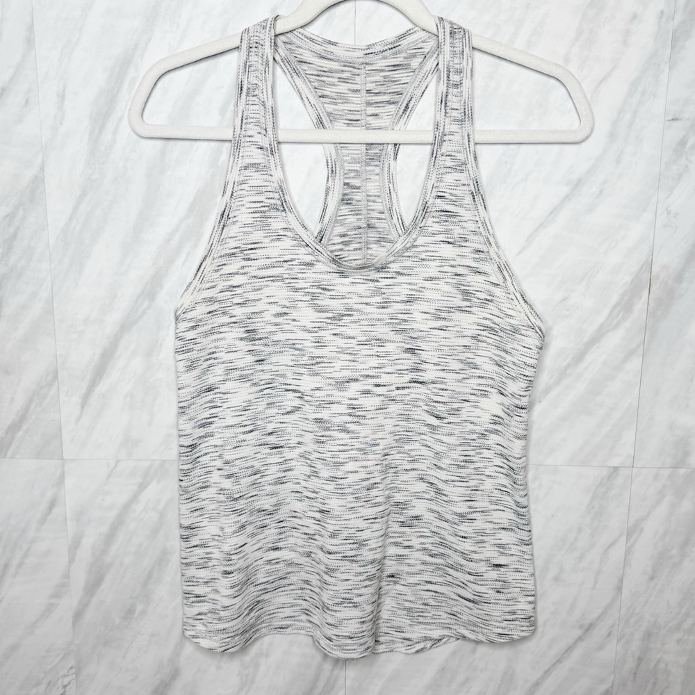Lululemon Athletica Gray Ribbed Sleeveless Tank Top